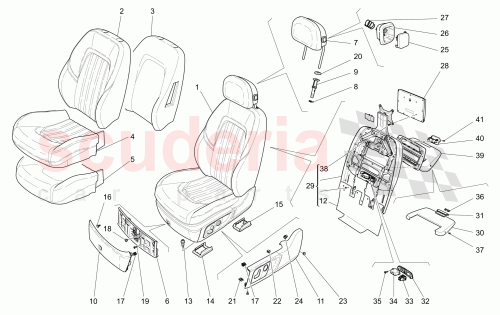 Part Diagram for Maserati 670016038