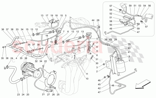 Part Diagram for Maserati 289103