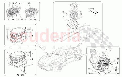 Part Diagram for Maserati 249579