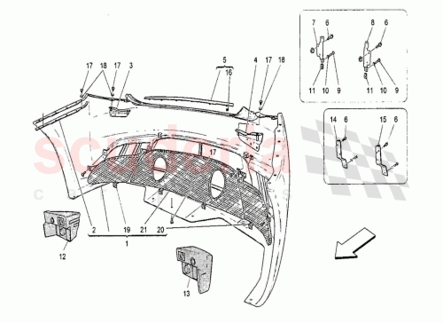 Part Diagram for Maserati 980145031