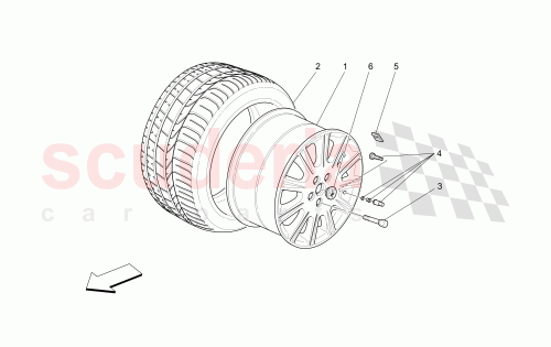 Part Diagram for Maserati 185328