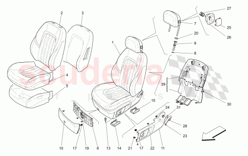 Part Diagram for Maserati 670097913