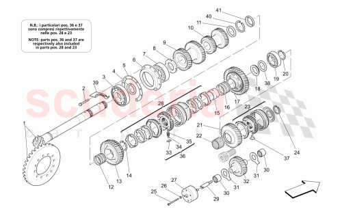 Part Diagram for Maserati 185713