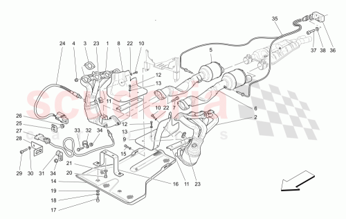 Part Diagram for Maserati 15958407