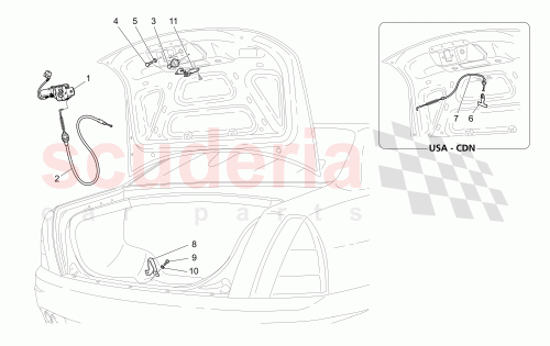 Part Diagram for Maserati 67826200