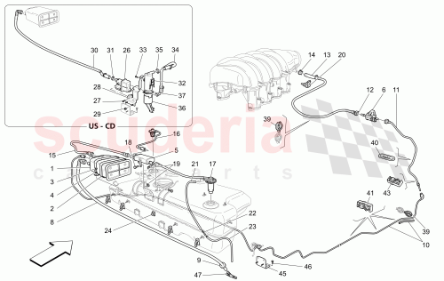 Part Diagram for Maserati 246219
