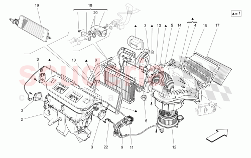 Part Diagram for Maserati 673003282