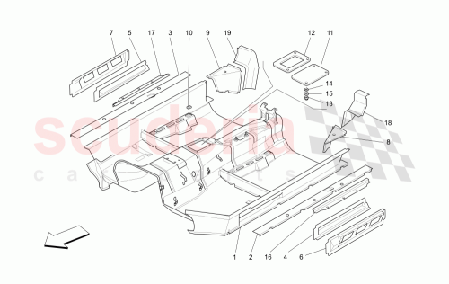 Part Diagram for Maserati 65962700
