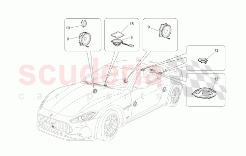 Part Diagram for Maserati 350594