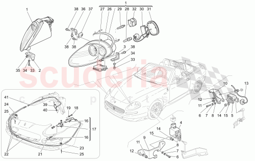 Part Diagram for Maserati 208127049