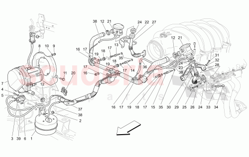 Part Diagram for Maserati 222216