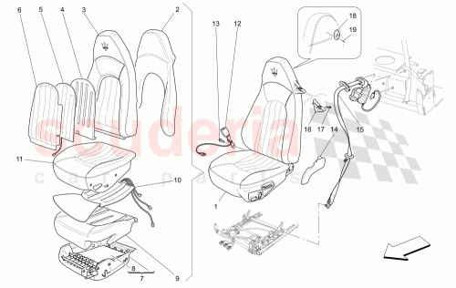 Part Diagram for Maserati 982391904