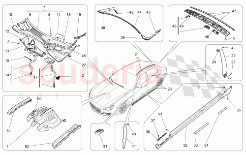 Part Diagram for Maserati 670006846