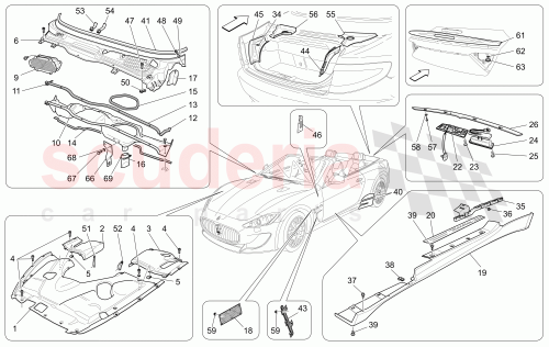 Part Diagram for Maserati 980145473