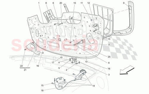 Part Diagram for Maserati 980145498