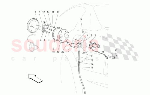 Part Diagram for Maserati 67729700