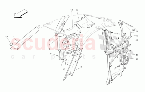 Part Diagram for Maserati 959660000