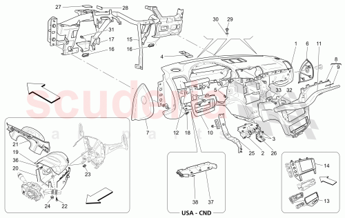 Part Diagram for Maserati 84803500
