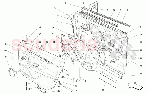 Part Diagram for Maserati 670097665