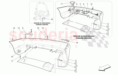 Part Diagram for Maserati 980001069
