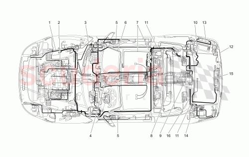Part Diagram for Maserati 193165