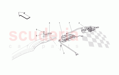 Part Diagram for Maserati 83082700