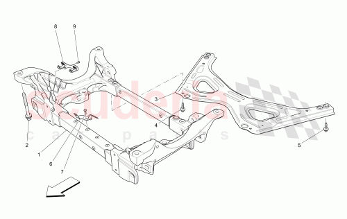 Part Diagram for Maserati 670002915