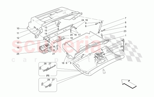 Part Diagram for Maserati 66915909