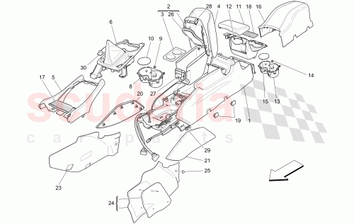 Part Diagram for Maserati 981606500