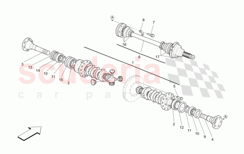 Part Diagram for Maserati 185723