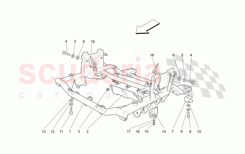 Part Diagram for Maserati 14422574