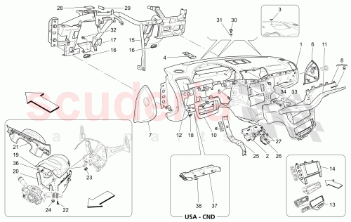 Part Diagram for Maserati 82082979