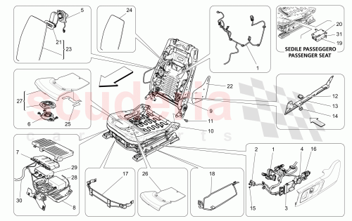 Part Diagram for Maserati 670005323