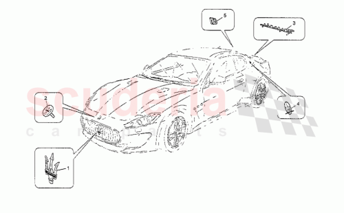 Part Diagram for Maserati 89095700
