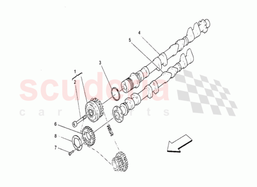 Part Diagram for Maserati 254892