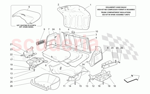 Part Diagram for Maserati 66916400