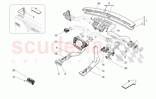 Part Diagram for Maserati 670019062
