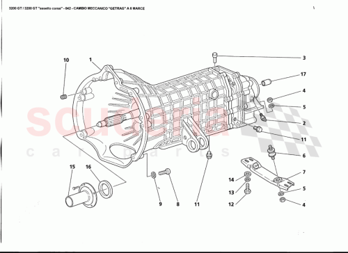 Part Diagram for Maserati 384800308