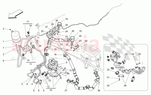 Part Diagram for Maserati 670006740