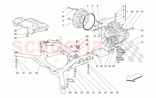 Part Diagram for Maserati 186900