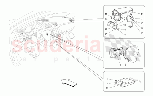Part Diagram for Maserati 248561