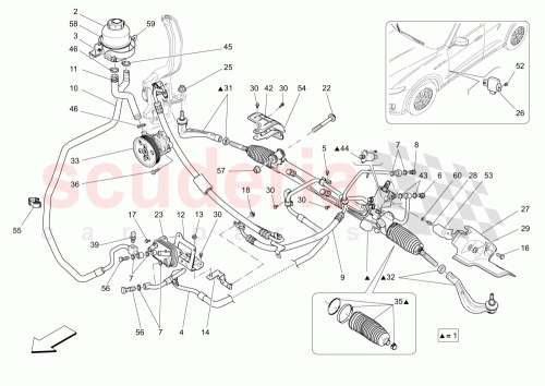 Part Diagram for Maserati 670032094