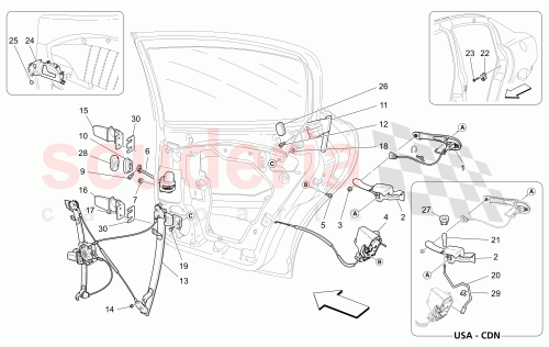 Part Diagram for Maserati 84934500