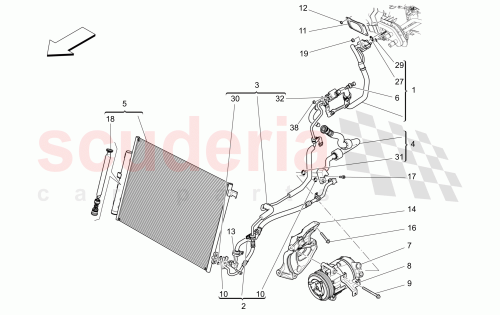Part Diagram for Maserati 670004957