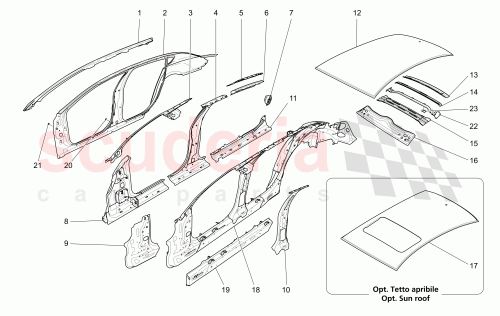 Part Diagram for Maserati 673002864