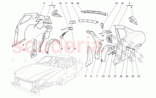 Part Diagram for Maserati 382500391