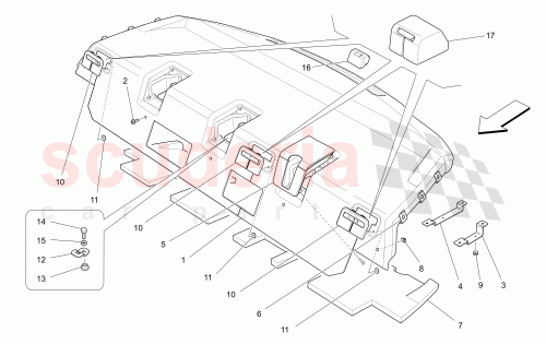 Part Diagram for Maserati 670022342