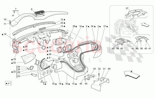 Part Diagram for Maserati 68751810
