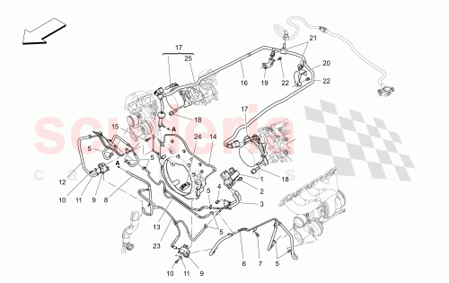 Part Diagram for Maserati 0.294143