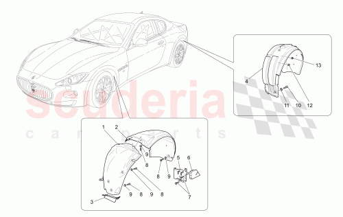 Part Diagram for Maserati 68174500